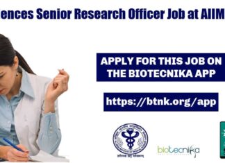 Life Sciences Senior Research