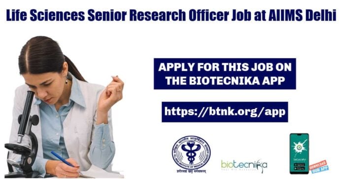 Life Sciences Senior Research
