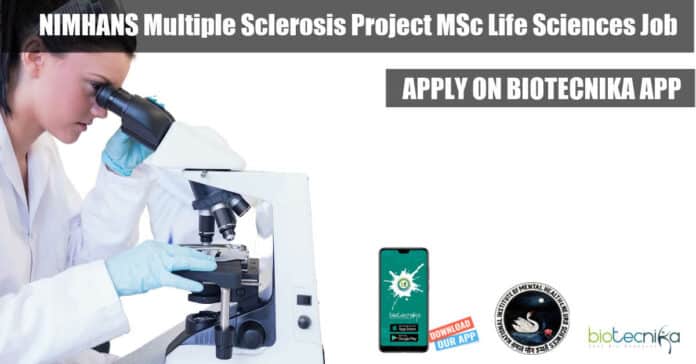 MSc Life Sciences SRF