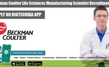 Manufacturing Scientist Jobs