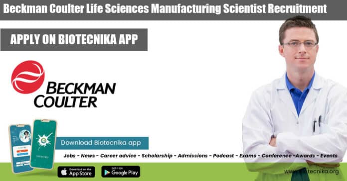Manufacturing Scientist Jobs