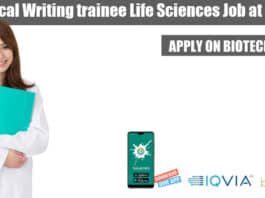 Medical Writing trainee