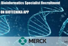 Merck Bioinformatics Specialist Recruitment, Online Application Process Merck Bioinformatics Specialist