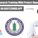 4-6 Months Research Training With Project Opportunity at NABI NABI Project Research Training