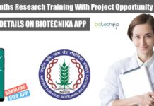 4-6 Months Research Training With Project Opportunity at NABI NABI Project Research Training