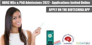 NBRC Admissions 2022