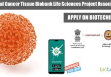 National Cancer Tissue Biobank Life Sciences Project Associate Recruitment NCTB Life Sciences Project