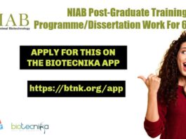 NIAB Training Programme