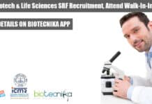 NIMR Biotech & Life Sciences SRF Recruitment, Attend Walk-In-Interview NIMR Biotech & Life
