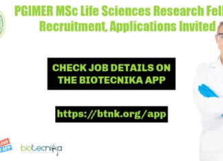 PGIMER MSc Life Sciences
