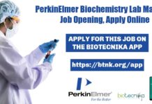 PerkinElmer Biochemistry Lab Manager Job Openings, Apply Online PerkinElmer Biochemistry Lab