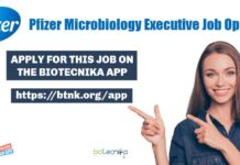 Pfizer Microbiology Executive Recruitment, Online Application Process Pfizer Microbiology Executive