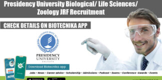 Presidency University Biological