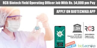 RCB Biotech Field Operating