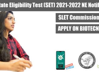 SET NE 2022 Notification