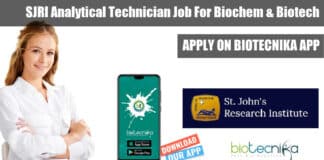 SJRI Analytical Technician