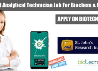 SJRI Analytical Technician