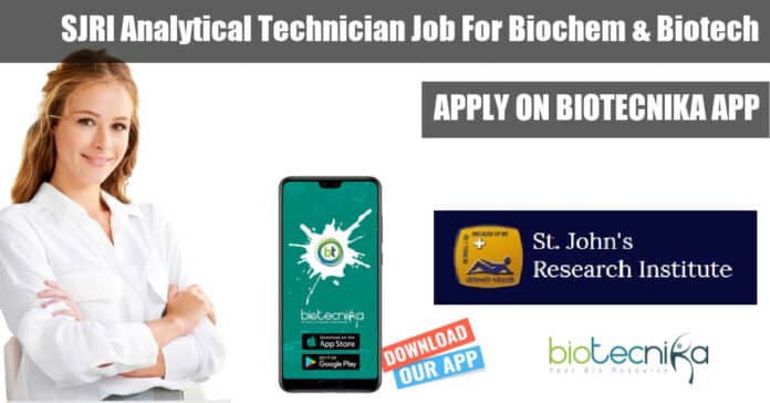 SJRI Analytical Technician