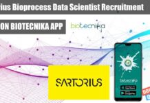 Sartorius Bioprocess Data Scientist Recruitment, Apply Online Sartorius Bioprocess Data Scientist