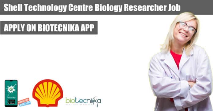 Shell Technology Centre Job