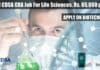 THSTI CDSA Clinical Research Associate Job For Life Sciences, Rs. 65,000 pm Pay THSTI CDSA Clinical Research