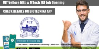 VIT Vellore MSc