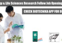 Zoology & Life Sciences Research Fellow Job Opening at ZSI ZSI JRF Job