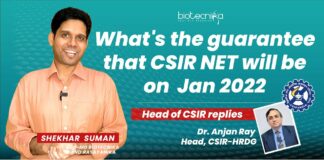 CSIR-NET Jan 2022 Dates