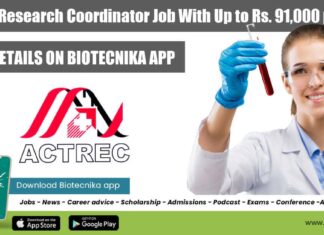 ACTREC Research Coordinator