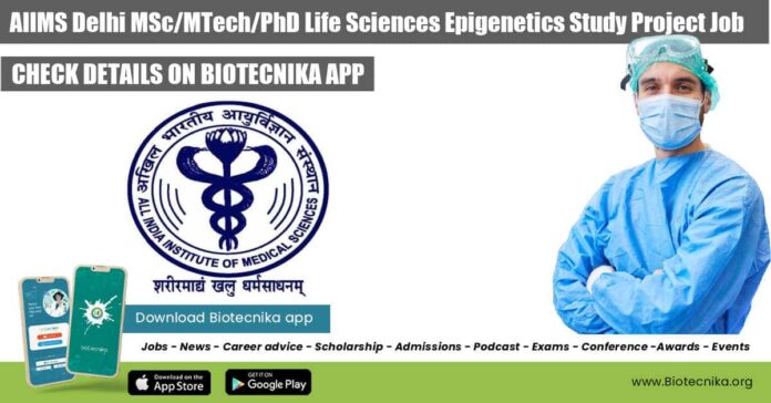 AIIMS Delhi Project Recruitment