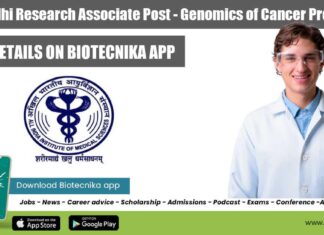 AIIMS Research Associate Post