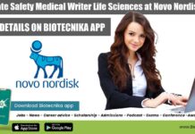 Associate Safety Medical Writer Life Sciences at Novo Nordisk Associate Safety Medical Writer