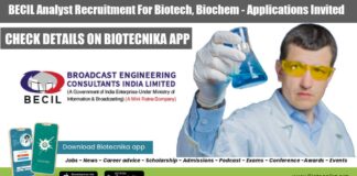 BECIL Analyst Recruitment