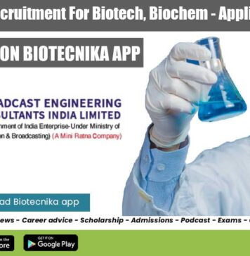 BECIL Analyst Recruitment For Biotech, Biochem – Applications Invited BECIL Analyst Recruitment
