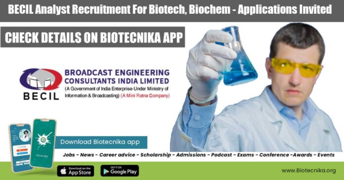 BECIL Analyst Recruitment