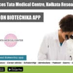 Biological Sciences Tata Medical Centre, Kolkata Research Assistant Recruitment Biological Sciences Tata Medical