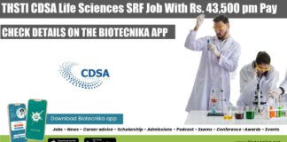 CDSA Life Sciences SRF