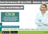 CSCR inStem JRF Job