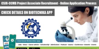 CSIR-CCMB Project Associate