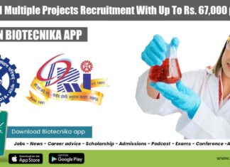 CSIR-CDRI Project Jobs