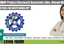 CSIR-CIMAP Project Research Associate Jobs, Attend Walk-In CSIR-CIMAP Project Research Associate