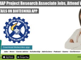 CSIR-CIMAP Project Research Associate