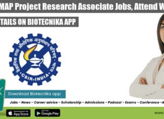 CSIR-CIMAP Project Research Associate