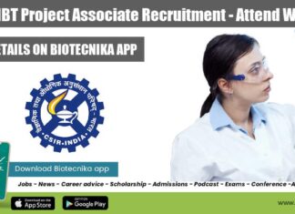 CSIR-IHBT Project Associate Recruitment