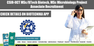 CSIR-IICT MSc