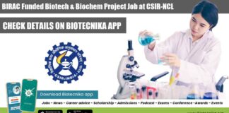 CSIR-NCL Pune Project Jobs