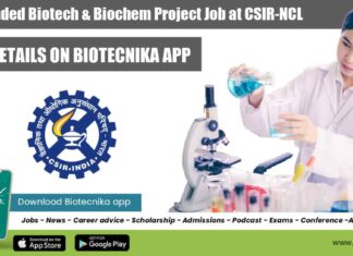 CSIR-NCL Pune Project Jobs
