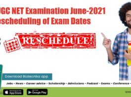 CSIR-NET June 2021 Dates