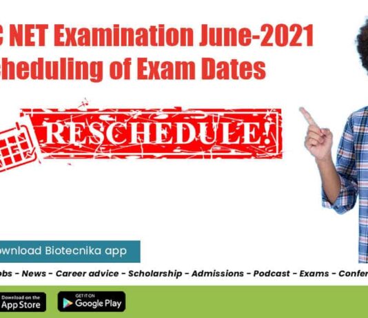 CSIR-NET June 2021 Dates