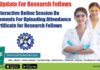 CSIR Update For Research Fellows – Interactive Online Session On Arrangements For Uploading Attendance Certificate CSIR Update For Research Fellows - Interactive Online Session On Arrangements For Uploading Attendance Certificate